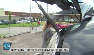 Recyparcs: sensibilisation à la courtoisie envers le personnel 
