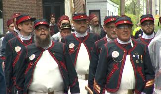 Feluy : la marche et procession Ste Aldegonde
