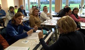 Etre accueilli et apprendre le français