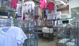 Jolimont : visite ministérielle de la buanderie