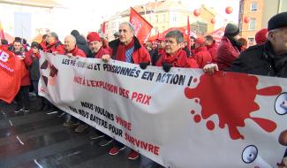 La Louvière : journée de mobilisation syndicale