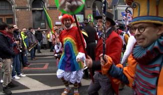 Binche : soumonce en musique colorée et festive 
