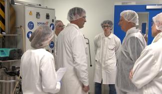 Seneffe : le Roi découvre les installations d'Aptaskil