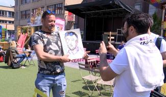 Dessins en rue, âmes captées 