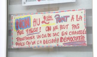 Houdeng-Goegnies : le pont provisoire inquiète le quartier