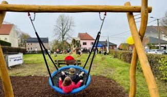 Braine-le-Comte : l'aire de jeux du Parc des Cliniques rénovée
