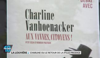 Charline Vanhoenacker fait étape à La Louvière