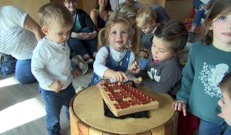 Soignies : de l'art pour les bébés