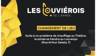 La Louvière : changement de lieu pour la cérémonie des Louviérois de l’année