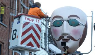 Binche : la ville se met aux couleurs du Carnaval