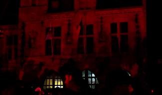 Carnaval de Binche: rondeau du mardi soir et feu d'artifice