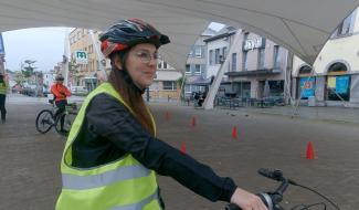 La Louvière: une formation pour apprendre à rouler à vélo dans le traffic 