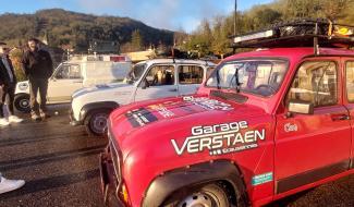 Biarritz : un couple d'écaussinnois au départ du 4L Trophy