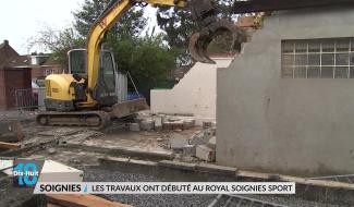 Soignies Sport :  6 nouveaux vestiaires et une collaboration avec le rugby