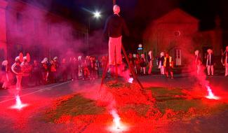 Le Roeulx : le brulage des Paysans du Rû