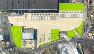 La Louvière : Nouveau parc de batteries sur le site Duferco