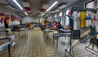 Soignies : les maillots des champions cyclistes s’exposent