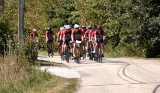 Des cyclos de La Louvière en route vers Eguisheim