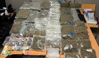 Police de La Louvière : importante saisie de drogue, d'armes à feu et d'argent liquide