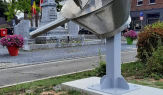 Carnières : inauguration d'un passe-vite géant