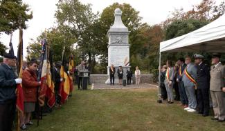 Carnières : la Flamme de l'Arc de Triomphe ramenée de Paris pour le 111ème anniversaire des combats de Collarmont