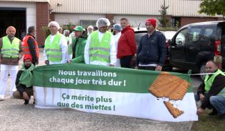 Seneffe : blocage chez Alysse Food