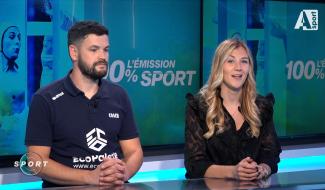 Les injvités de C Sport : Arnaud Debock et Merry Walbrecq (VC Binchois)