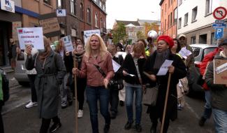 La Louvière: une marche pour dire stop au gouvernement