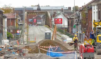 La Louvière: focus sur le chantier du pont Capitte