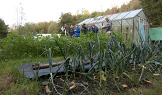 La Louvière : un jardin partagé basé sur l'agriculture biologique