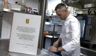 Ecaussinnes : deux chefs d'Etat et 76 convives à table