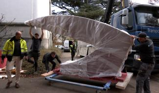 Mariemont : "Le Signal" restauré retrouve l'entrée du musée