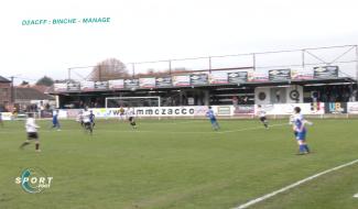 D2ACFF : Binche s'impose face à Manage dans le derby (1-0)