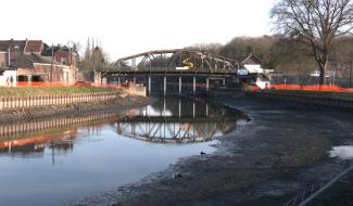La Louvière : pas de sauvetage des poissons sous le pont Capitte