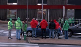 La Louvière : les militants mobilisés contre l'austérité