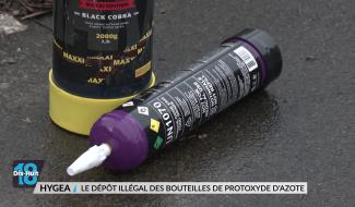 HYGEA : les bonbonnes de gaz hilarants, danger pour les centre de tri