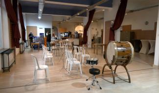 Binche : Resto-bar éphémère dans la salle des Pélissiers