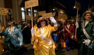 Carnaval 2026 : les Colombines en Suffragettes