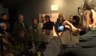 Visite d'un sénateur et d'un consul d'Italie à la Cantine des Italiens