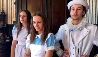 Louvignies: les élèves de l'Atelier de l'Echange créent "Aliss" au château.