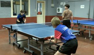 Lilou Dantinne la jeune championne du tennis de table