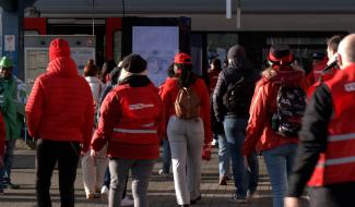 Des manifestants du Centre en route pour Bruxelles contre les réformes du gouvernement
