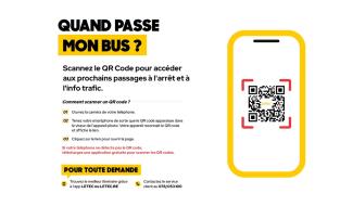 TEC : des fiches QR Code aux arrêts de bus