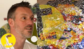 Le Point C : Kinf, où quand les capsules recyclées remplacent les pinceaux de couleurs...