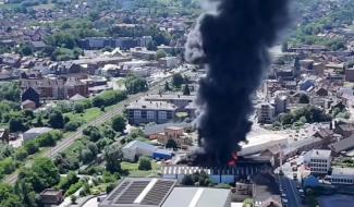 Indendie à Tubize : la région du Centre touchée