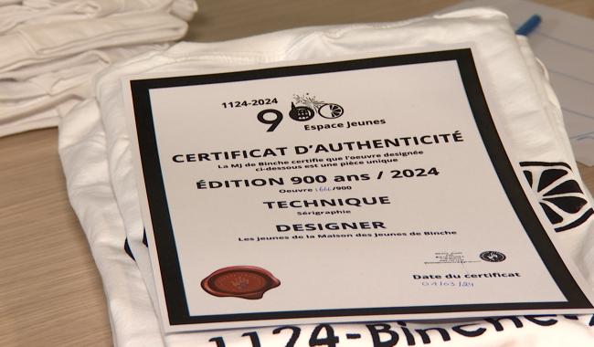 Binche: 900 Tee-Shirts pour les 900 ans de la Cité