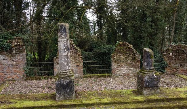 Mariemont: projet de valorisation des vestiges du Palais