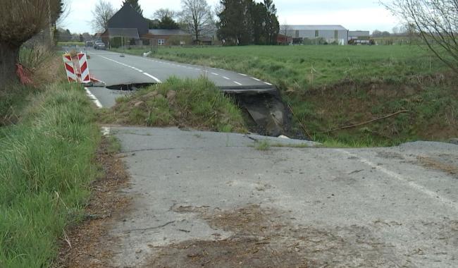 N524 à Neufvilles : des travaux en 2025 pour une réouverture en 2026