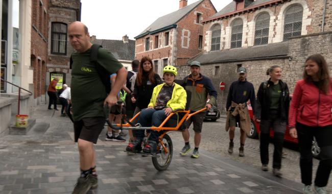 Défi solidaire: traverser la Wallonie en Joëlette