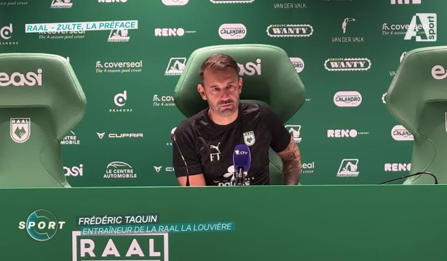 Frédéric Taquin avant RAAL - Zulte Waregem